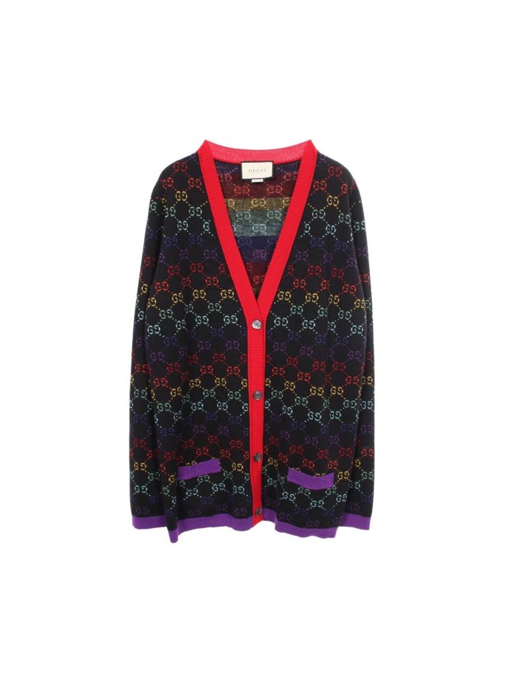 Gucci Cardigan GG Pattern Wool